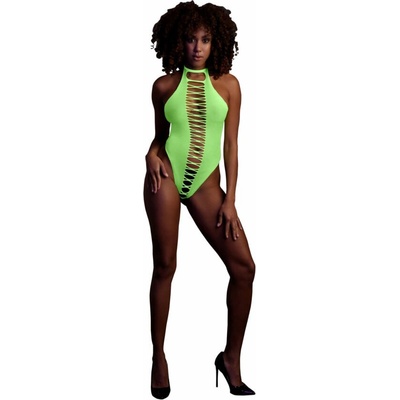 Ouch! Glow in the Dark High-Cut Body Neon Green