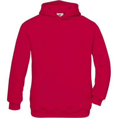 BC dětská mikina Hooded kids malinová