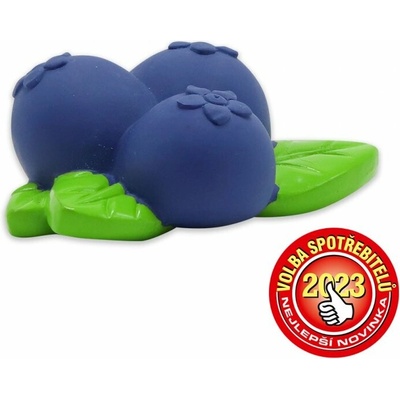 Akinu český les přírodní latex pískací borůvka 13 cm