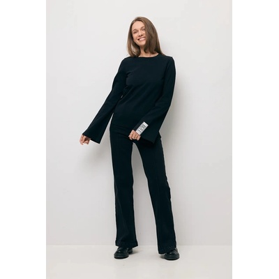 BIZUU Блуза с дълги ръкави Bizuu BELUNNA (BELUNNA.CZARNY)