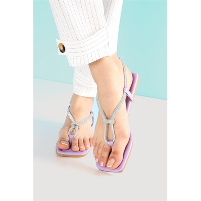 Moda Trend Дамски ежедневни сандали - Лилави #331377 (331377_Виолетово)