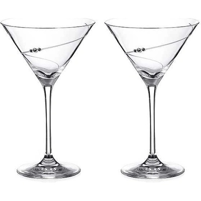 Diamante Silhouette poháre na martini 2 x 210 ml