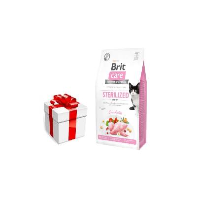 BRIT Care Cat Grain-Free Sterilised Sensitive 7kg + prekvapenie pre vášho psa GRATIS