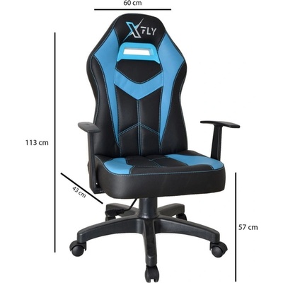 ASIR XFLY modré černé