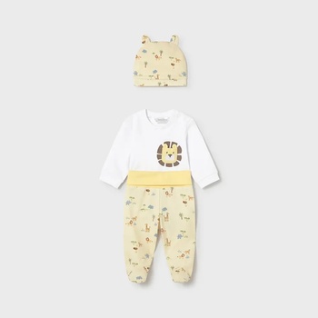 Mayoral Комплект ританки боди и шапка Съни за новородено момче Mayoral