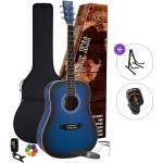 SX SD104KBUS Standard SET Blue Sunburst Акустична китара