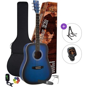 SX SD104KBUS Standard SET Blue Sunburst Акустична китара