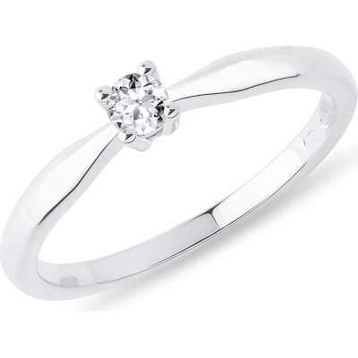 Klenota Zlatý prsteň s diamantom k0118012