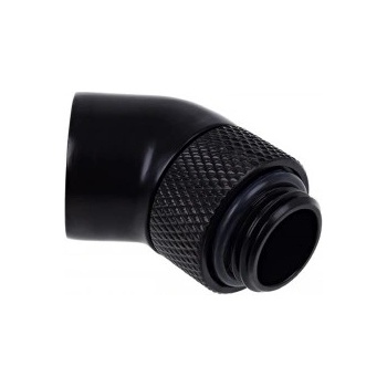Alphacool Ъглов адаптер Alphacool Eiszapfen, 45°, G1/4 външна към G1/4 вътрешна резба, Черен мат (1011175)