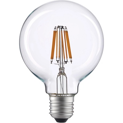 Diolamp Retro LED Globe Filament žiarovka číra G95 6W/230V/E27/2700K/690Lm/360°/DIM