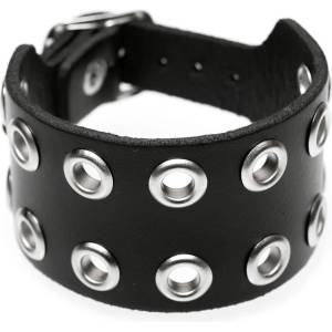 Black & metal гривна Ring - Silver - BWZ-695