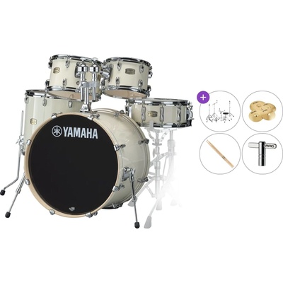 Yamaha SBP2F5 Stage Custom Standard SET Classic White Акустични барабани-комплект (SBP2F5CW-STANDARD-SET)