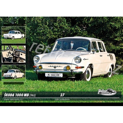 Pohlednice č. 27 - ŠKODA 1000 MB (1965)