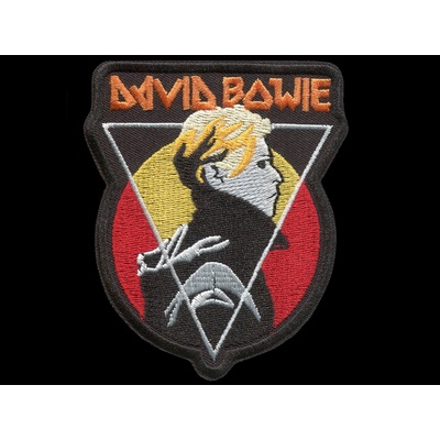 Nášivka DAVID BOWIE vyšívaná zažehlovací