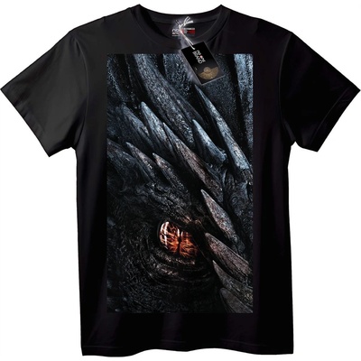 NOONEBRAND Тениска Дракон Око Фентъзи - 7XL, White