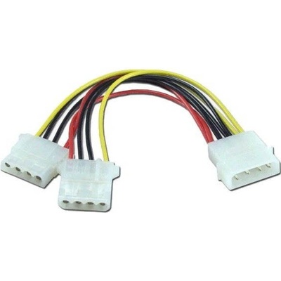 Napájací kábel ROLINE napájací FDD 5.25 "- 2x 5.25", 0.3m (11031005)