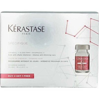 Kérastase Specifique Cure Anti-Chute Intensive intenzívna kúra proti vypadávániu vlasov 30x6 ml