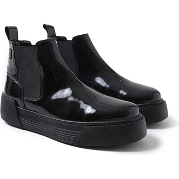 Chekich Мъжки лачени боти CH069 - Черни #361576 (361576_Черно)