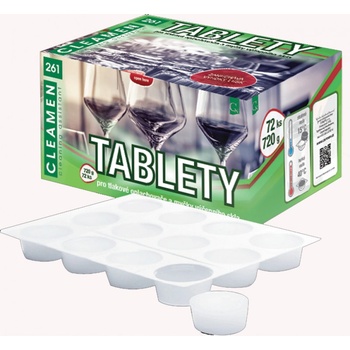 Cleamen 261 restaurační sklo tablety 72 ks