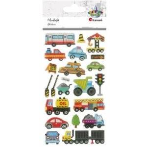 TITANUM Convex Decals Utility Vehicles Mix 21pcs