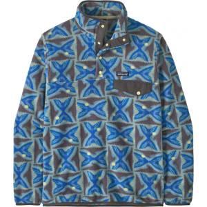 Patagonia Мъжки поларен пуловер Patagonia Lightweight Synch Snap-T P/O Fleece jumper - Deep Freeze: Forge Grey - размер XS (005-4270-4611)