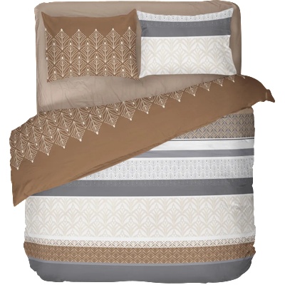 Dilios Двоен спален комплект Лара с един плик 100% памук