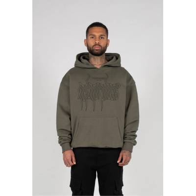 Urban Classics Овърсайз тениска METAMORPHOSE V. 1 x Heavy Oversized Hoody olive XXLUB-MJG11602-00176 - Черен, размер M