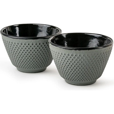 Bredemeijer Чашка XILIN 100 ml, комплект от 2 бр. , прозрачен зелен, чугун, Bredemeijer (BRED153095)