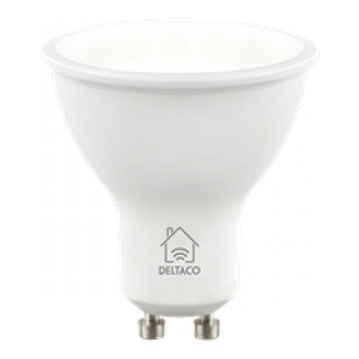 DELTACO SMART HOME SH-LGU10CCTC LED крушка, GU10/PAR160, спот, бяла, регулируема