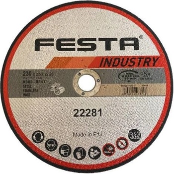 Festa Levior Kotouč řezný 230 x 2,5 x 22,2 mm 22281