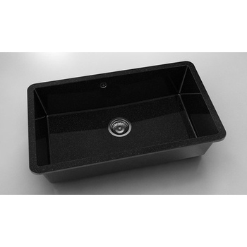 Image 1 of FAT Мивка за долно вграждане Vanguard 232, Granicite, 422 Galaxy Black, с включен сифон