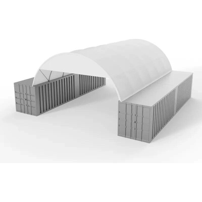 Gazelt Štítový kryt pro zastřešení 8 m PVC 750 g/m²