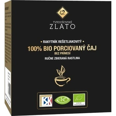 TVRDOŠOVSKÉ ZLATO rakytnik 100% bio porciovaný čaj 20 x 3 g