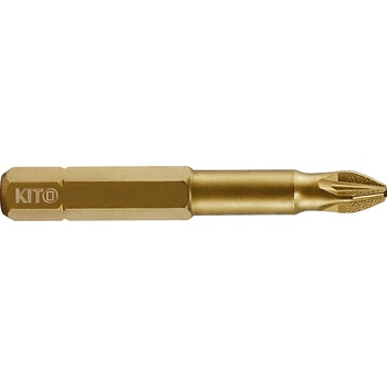 sada bitů 10ks, PZ 3x50mm, S2/TiN, KITO