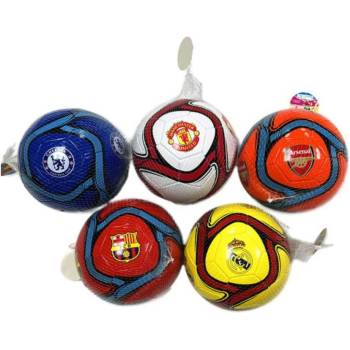 Кожена футболна топка с дизайн популярни отбори