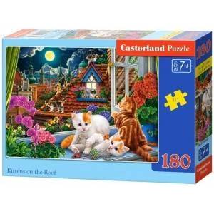 Castorland 180-piece puzzle Kittens on the Roof