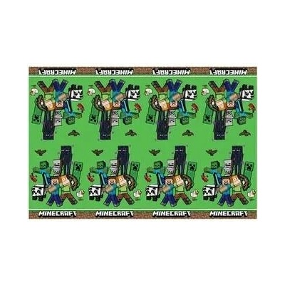 Procos Plastový ubrus s motivem Minecraft 120x180 cm