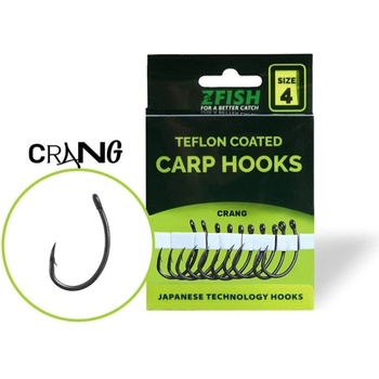 Zfish Teflon Coated Carp Hooks Crang vel.4 10ks