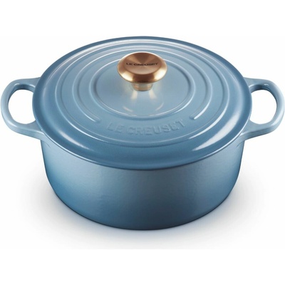 Le Creuset Kastról SIGNATURE 24 cm 4,2 l CHAMBRAY liatina