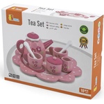 Viga Toys Комплект Viga - Сервиз за чай, розов (44543) - baby