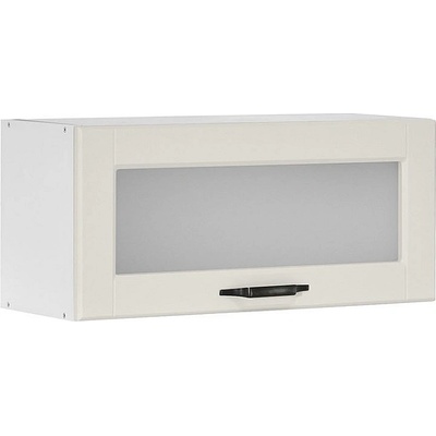 Matis Кухненски шкаф горен с една повдигаща витрина contempo vh 80/36 s бежов