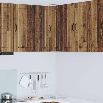 vidaXL Кухненски шкаф Lucca Старо дърво 57 x 57 x 80 см (885083)