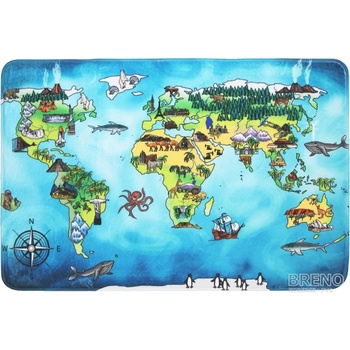 BO MA World Map Modrá