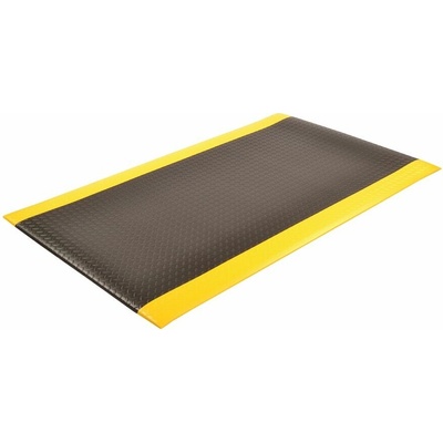 Notrax 419 Diamond Sof-Tred Protiúnavová rohož s vrstvou Dyna-Shield a diamantovým vzorom čierna / žltá 91 cm x 18,3 m