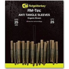 RidgeMonkey Převlek RM-Tec Anti Tangle Sleeves 25mm Hnědý 25ks