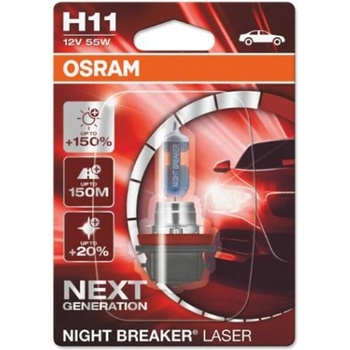 Image 1 of OSRAM Крушка OSRAM H11, 12V, 55W, 1550lm, 1 брой