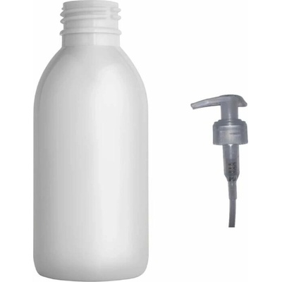 Tera plastová lahvička bílá s transparentní pumpičkou 150 ml