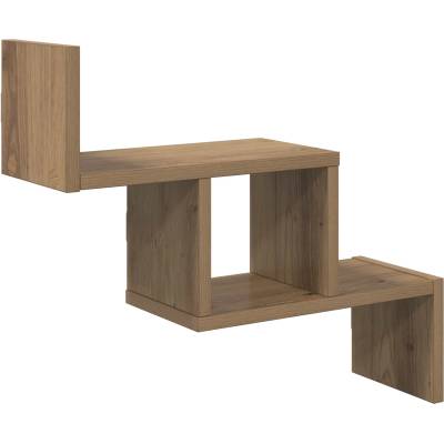 vidaXL Стенен рафт Дъб артизан 48 x 15 x 42 см Инженерна дървесина (8012243)