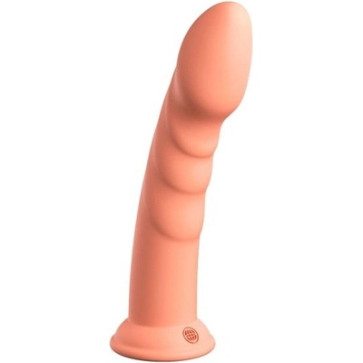 Dillio Platinum Super Eight oranžové dildo s prísavkou 21 x 3,9 cm