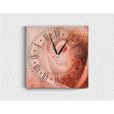Стъклен стенен часовник 054
